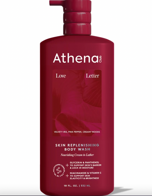 PREORDEN -Athena Club Skin Replenishing Body Wash - Love Letter - 18 fl oz- 2 A 4 SEMANAS EN LLEGAR