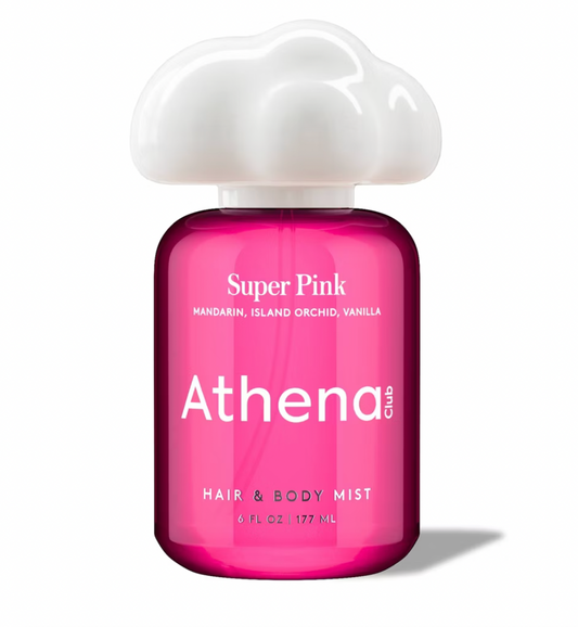 PREORDEN -Athena Club Full Size Women's Hair & Body Mist - Super Pink - 6 fl oz - 2 A 4 SEMANAS EN LLEGAR