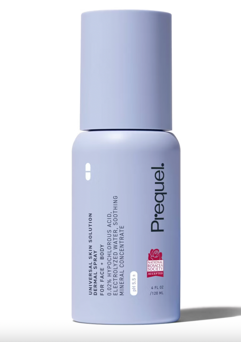 PREORDEN -Prequel Universal Skin Facial Solution Hypochlorous Acid Spray - 4fl oz - 2 A 4 SEMANAS EN LLEGAR