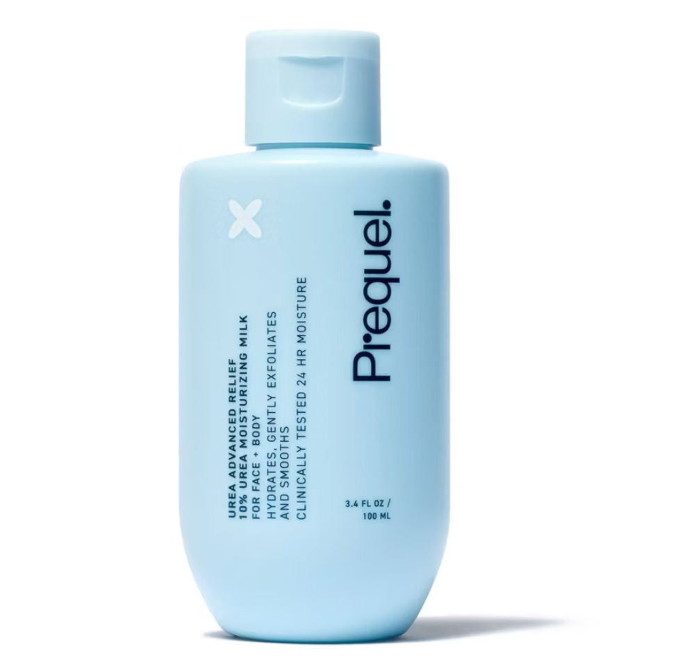 PREORDEN -Prequel Urea Advanced Relief Face Moisturizing Milk - Travel Size - 3.4 fl oz - 2 A 4 SEMANAS EN LLEGAR
