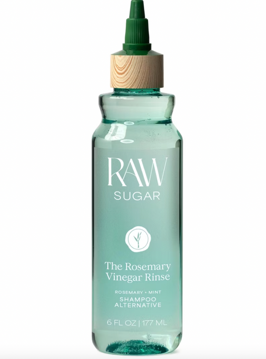 PREORDEN -Raw Sugar The Rosemary Vinegar Rinse Shampoo Alternative - Rosemary + Mint - 6 fl oz - 2 A 4 SEMANAS EN LLEGAR