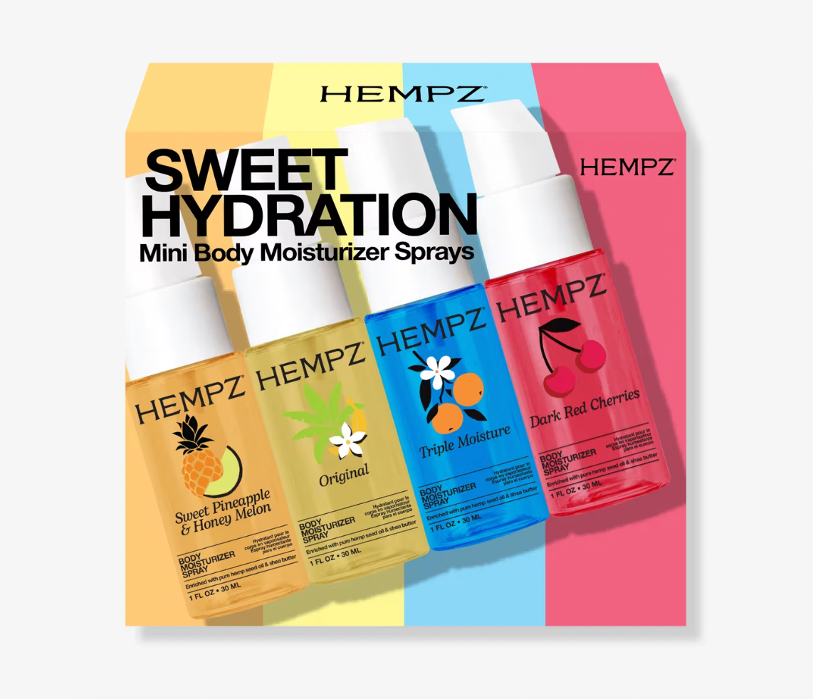 PREORDEN - Sweet Hydration Mini Body Moisturizer Spray Kit | HEMPZ - 2 A 4 SEMANAS EN LLEGAR