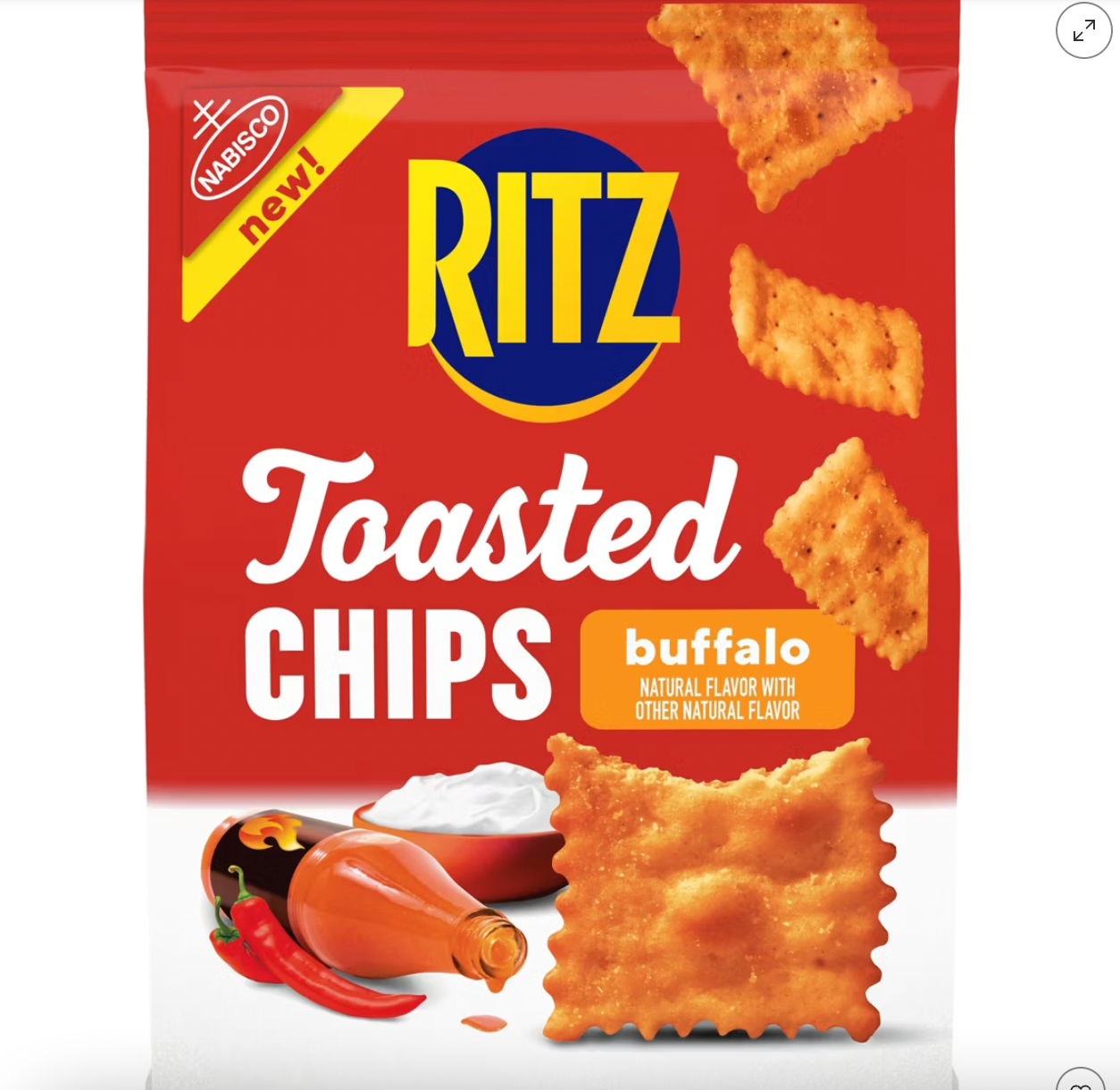 PREORDEN - RITZ Toasted Chips Buffalo Crackers Party Snacks - 8.1oz - 2 A 4 SEMANAS EN LLEGAR