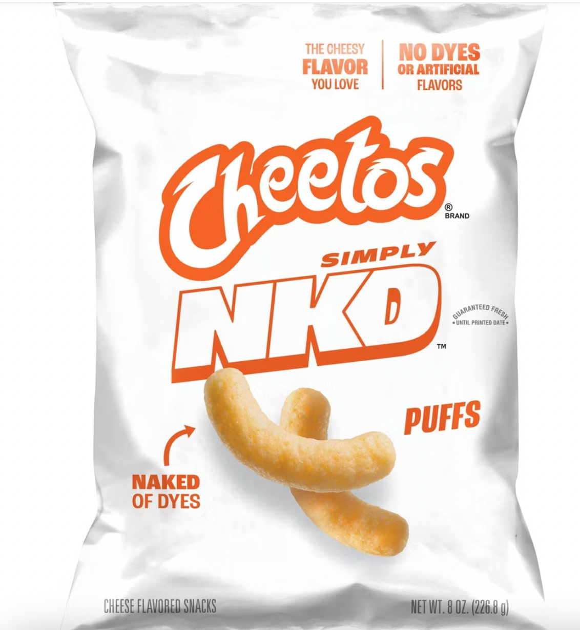 PREORDEN - Cheetos Simply NKD No Artificial Flavors Puffs Chips - 8oz - 2 A 4 SEMANAS EN LLEGAR