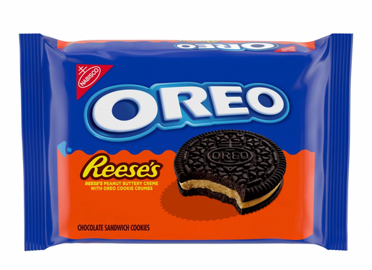 PREORDEN - Oreo Reese's Peanut Buttery Creme Chocolate Sandwich Cookies - 12.35oz - 2 A 4 SEMANAS EN LLEGAR