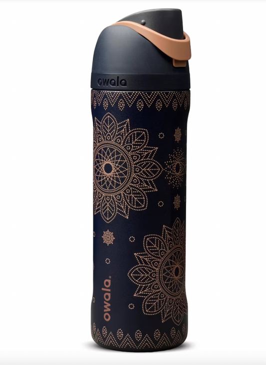 PREORDEN - Owala 24oz Stainless Steel Special Edition FreeSip Water Bottle - Midnight Rodeo - 2 A 4 SEMANAS EN LLEGAR