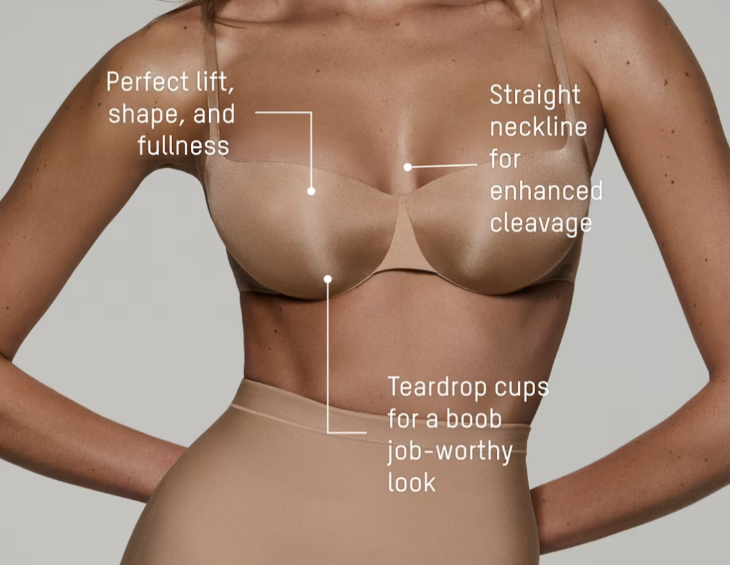 BALCONETTE PUSH-UP BRA EN CLAY | SKIMS - NO CAMBIOS NI DEVOLUCIONES
