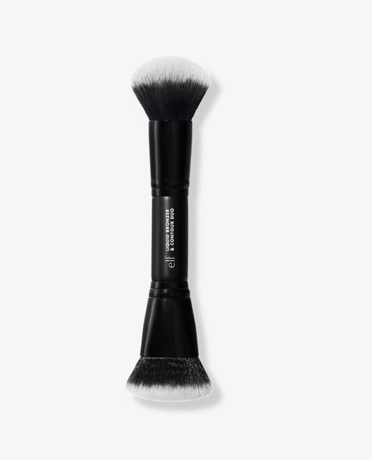 Liquid Bronzer & Contour Duo Brush | ELF