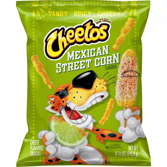 PRE-ORDEN- Cheetos Crunchy Mexican Street Corn - 8.5oz TARDA DE 2-4 SEMANAS EN LLEGAR