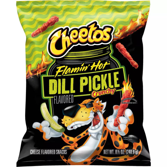 PRE-ORDEN-Cheetos Flamin' Hot Dill Pickle Chips - 8.5oz TARDA DE 2-4 SEMANAS EN LLEGAR