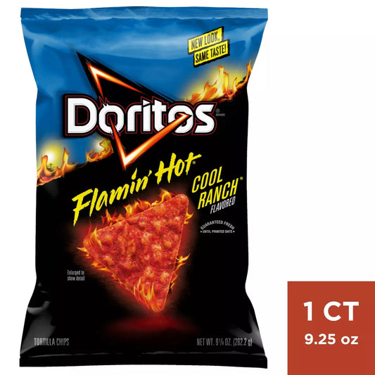 PRE-ORDEN-Doritos Flamin' Hot Cool Ranch Tortilla Chips - 9.25oz TARDA DE 2-4 SEMANAS EN LLEGAR