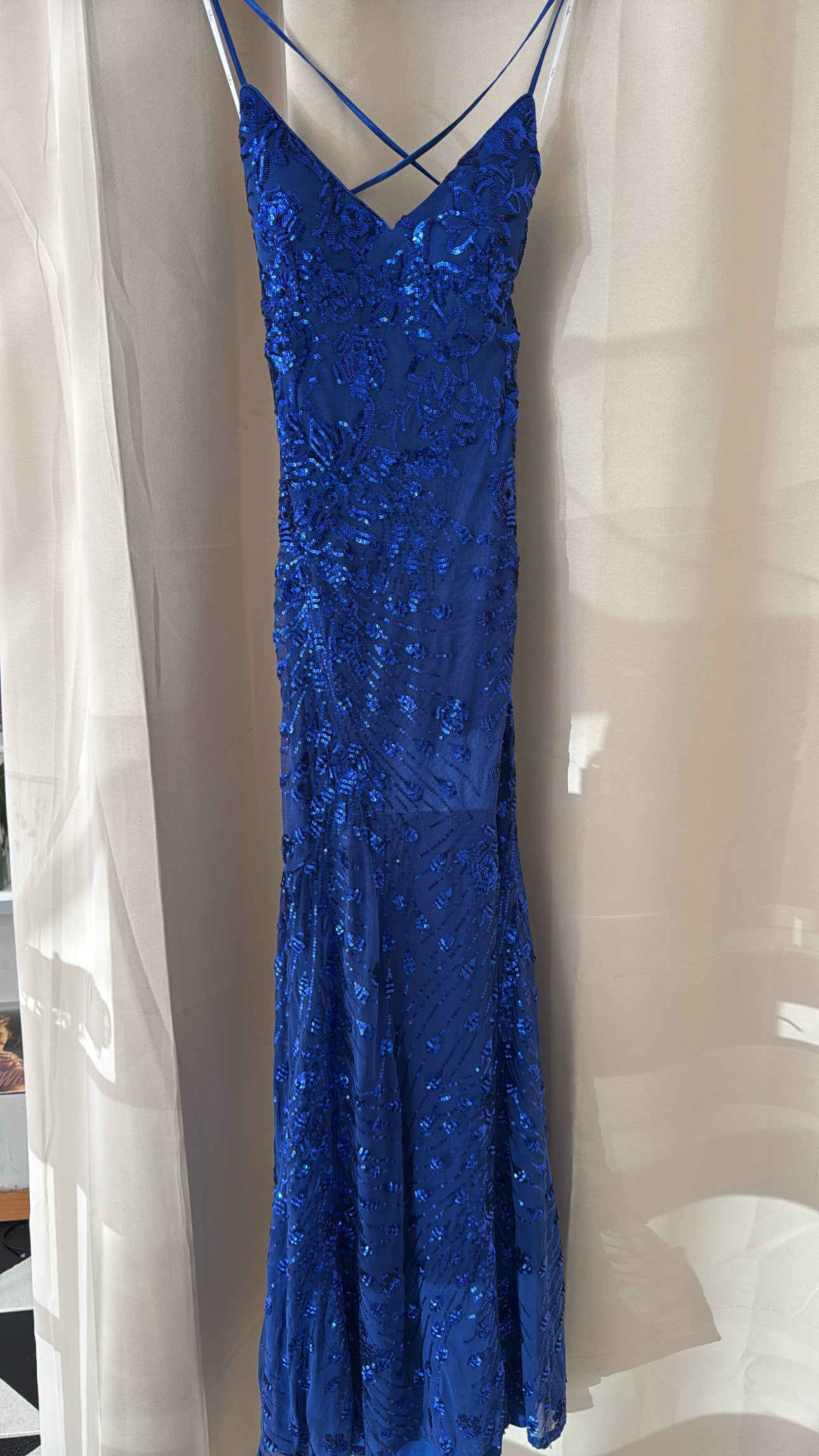 LULUS Photo Finish Sequin High-Low Maxi Dress - NO CAMBIOS NI DEVOLUCIONES