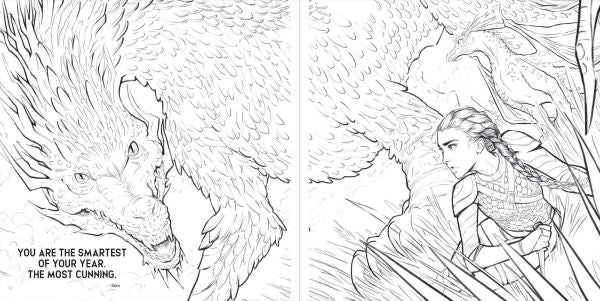 Fourth Wing: The Official Coloring Book by Entangled