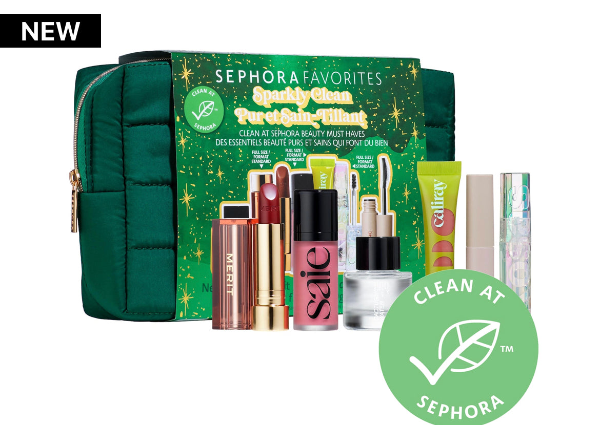 PREORDEN - Holiday Sparkly Clean Beauty Kit | Sephora Favorites