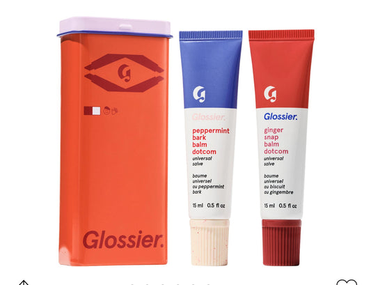 PREORDEN - Sugar + Spice Balm Dotcom Lip Balm Duo Makeup
Gift Set | Glossier - 2 A 4 SEMANAS EN LLEGAR