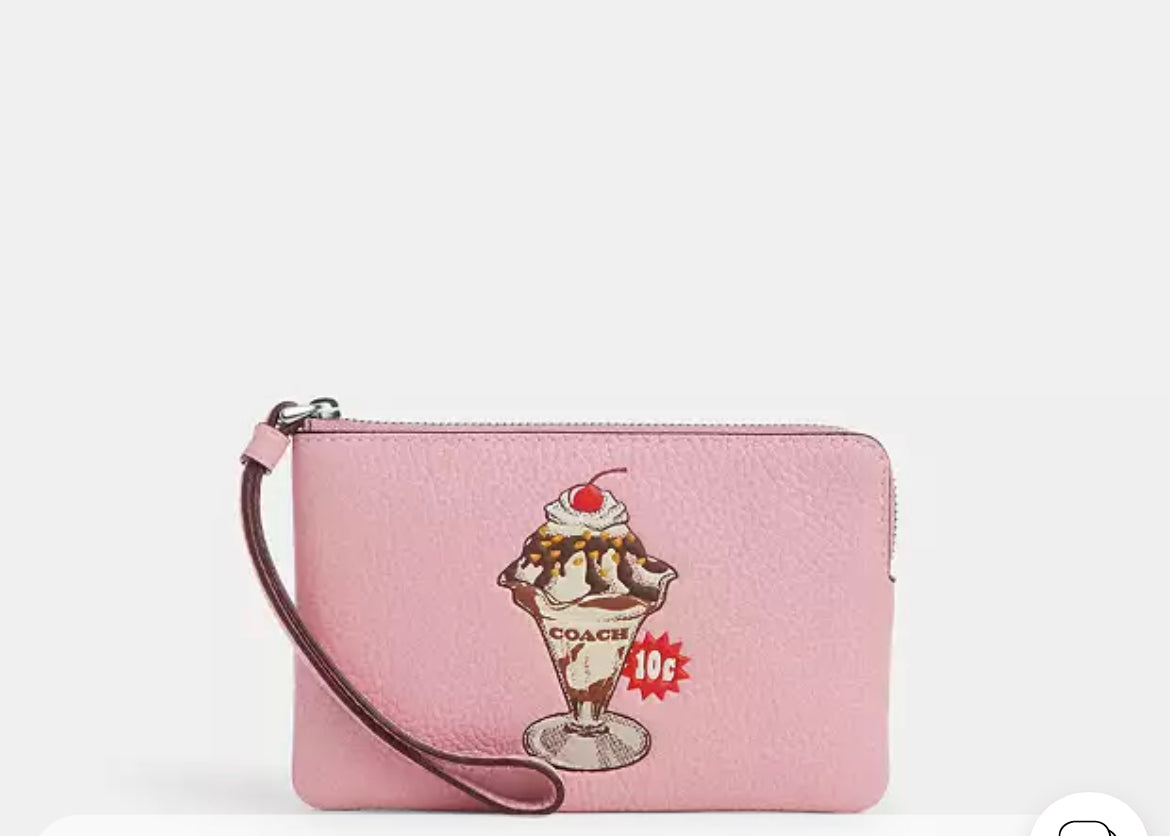 PREORDEN - Corner Zip Wristlet | Coach - REVISA TIEMPOS DE ENTREGA