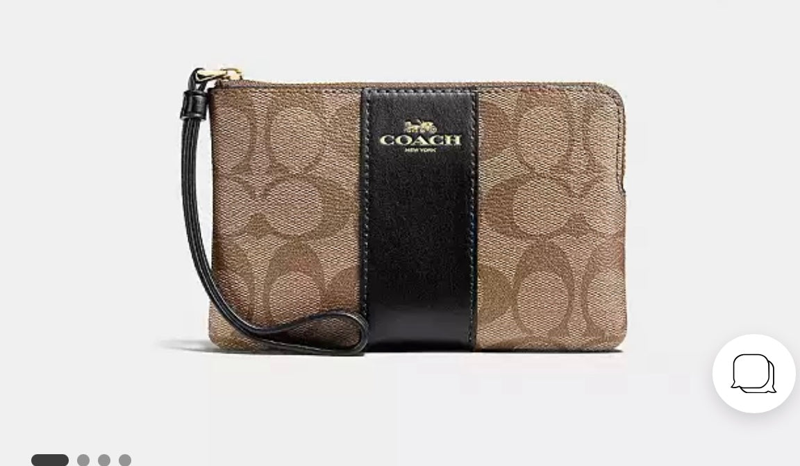 PREORDEN - Corner Zip Wristlet | Coach - REVISA TIEMPOS DE ENTREGA