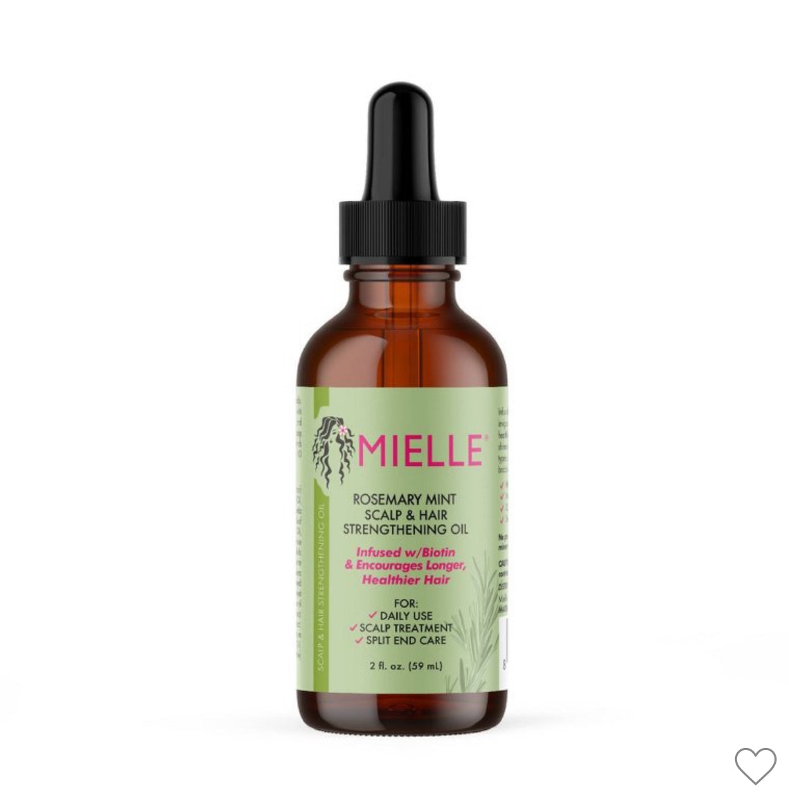 PREORDEN - Mielle Organics Rosemary Mint Scalp &Strengthening Hair Oil - 2 fl oz- REVISA TIEMPOS DE ENTREGA