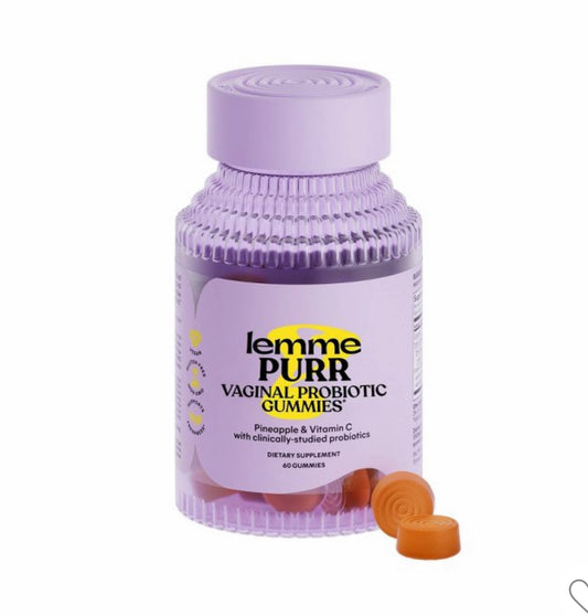 PREORDEN- Lemme Purr Vaginal Probiotic Vegan Gummies - 60ct