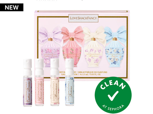 PREORDEN - Perfume Library Eau de Parfum Discovery Set | LOVESHACKFANCY - REVISA TIEMPOS DE ENTREGA