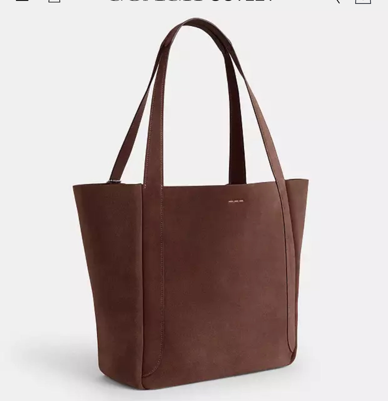 PREORDEN - Hadley Tote Bag In Suede | COACH - REVISA TIEMPOS DE ENTREGA