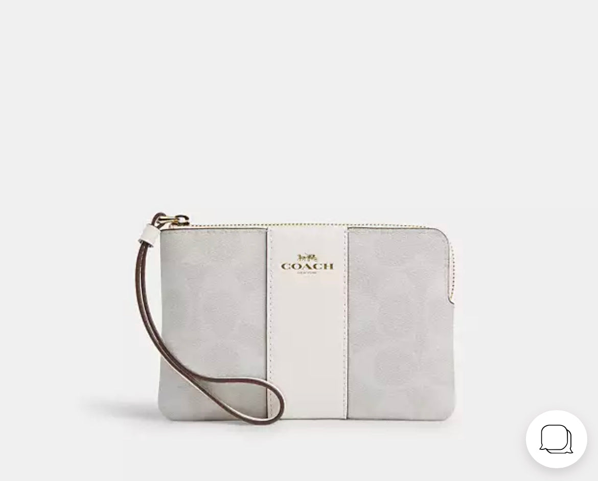 PREORDEN - Corner Zip Wristlet | Coach - REVISA TIEMPOS DE ENTREGA