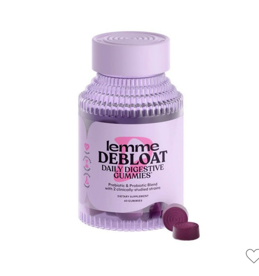 PREORDEN- Lemme Debloat Daily Digestive Probiotic Vegan Gummies - 60ct