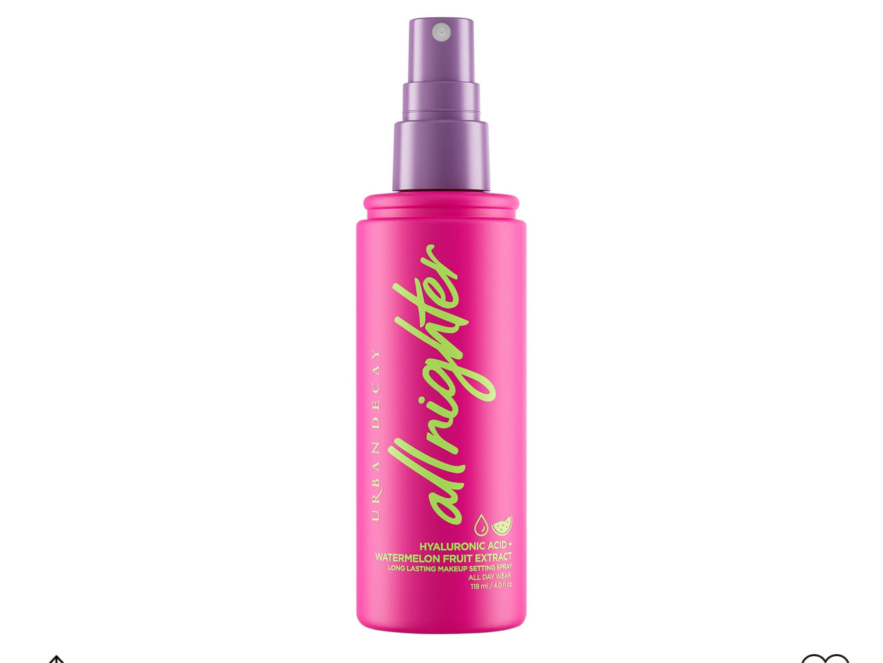 PREORDEN- All Nighter Hydrating Hyaluronic Acid Dewy Setting Spray Urban Decay - 2 A 4 SEMANAS EN LLEGAR