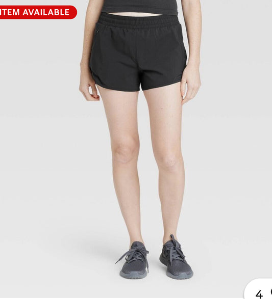 All In Motion Women's Mid Rise Run Shorts