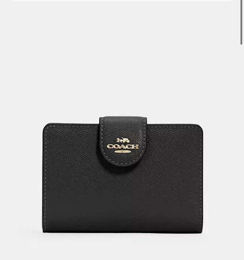 PREORDEN -Medium Corner Zip Wallet | COACH - REVISA TIEMPOS DE ENTREGA