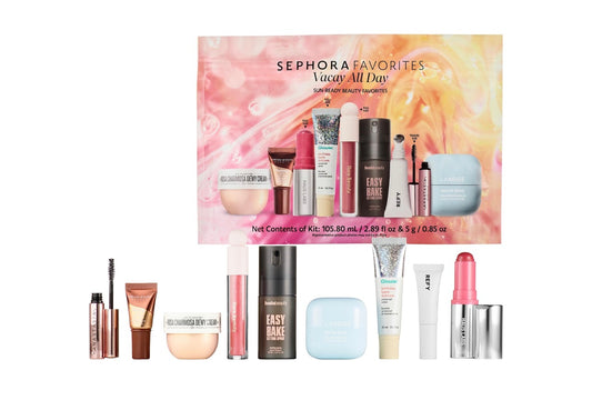 PREORDEN- Vacay All Day Makeup and Skincare Value Set | SEPHORA FAVORITES -2 A 4 SEMANAS EN LLEGAR