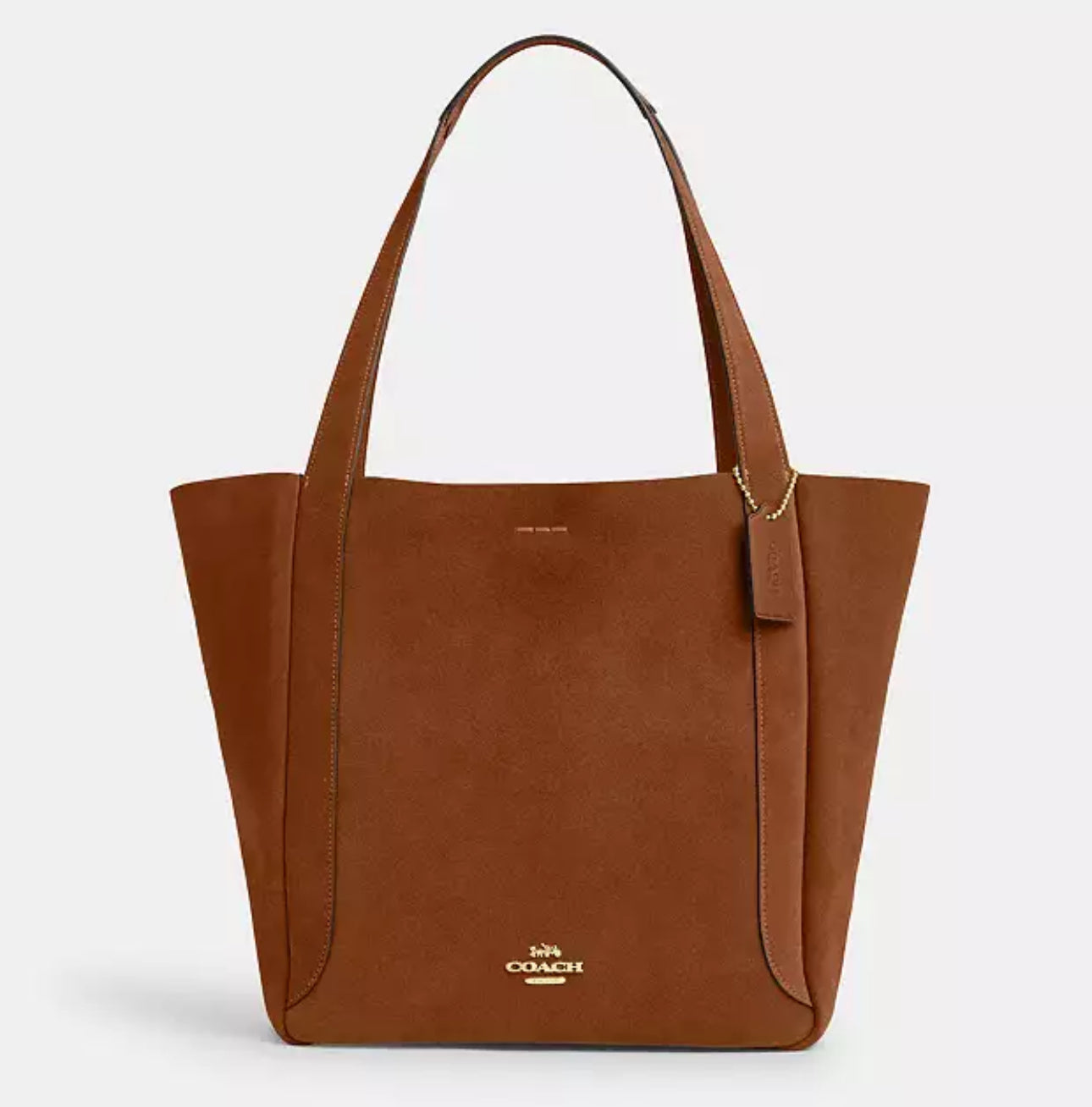 PREORDEN - Hadley Tote Bag In Suede | COACH - REVISA TIEMPOS DE ENTREGA