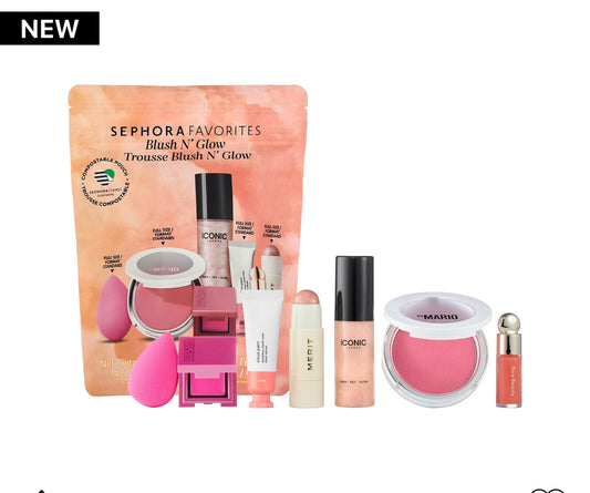PREORDEN- Blush N' Glow Blush Makeup Value Set | SEPHORA FAVORITES- REVISA TIEMPOS DE ENTREGA