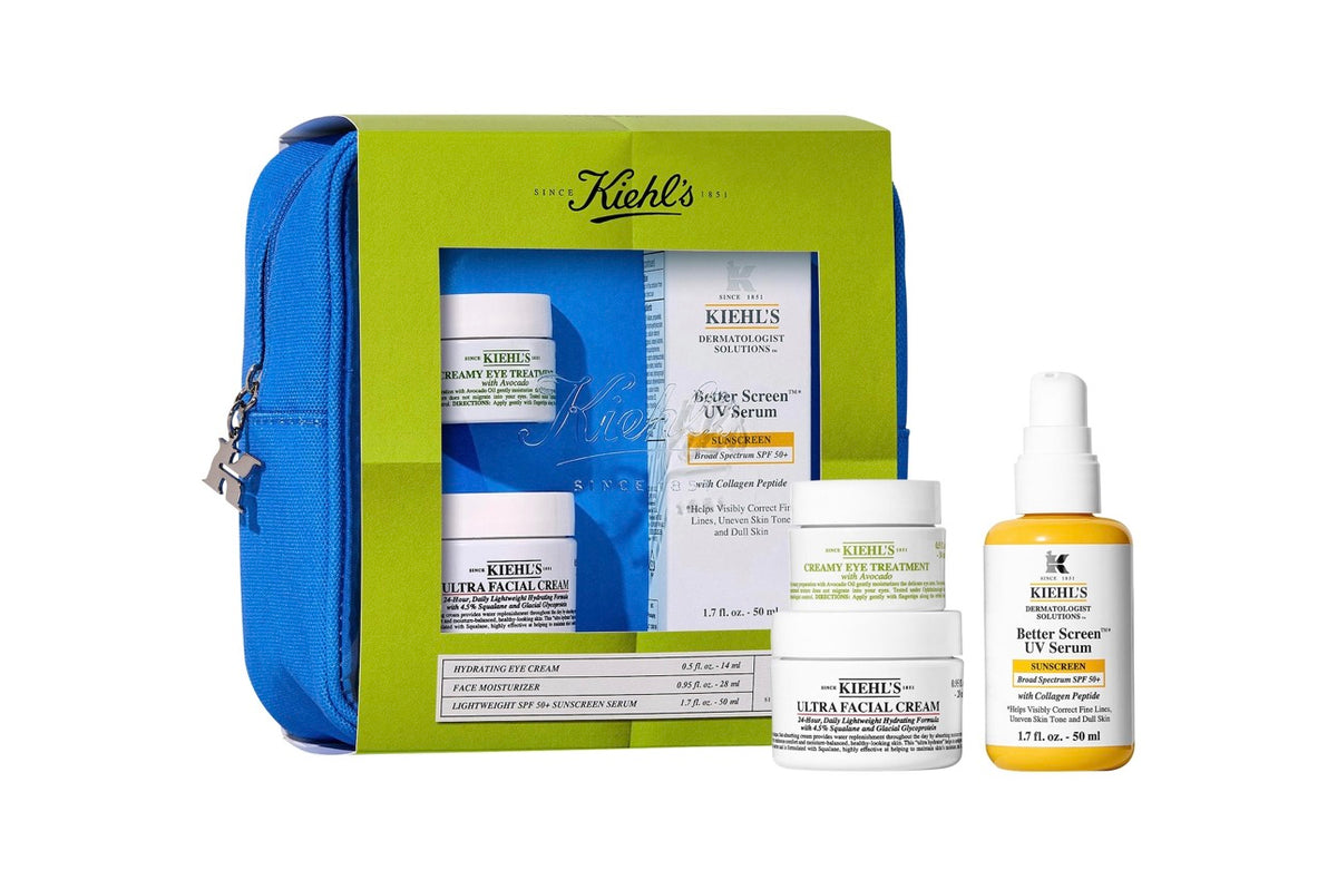 PREORDEN - Best Sellers Hydrate & Help Protect Skincare Set | Kiehl’s - 2 A 4 SEMANAS EN LLEGAR