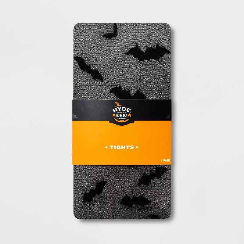 PREORDEN -Women's Bat Sheer Halloween Tights - Hyde & EEK! Boutique™ Black | REVISA TIEMPOS DE ENTREGA