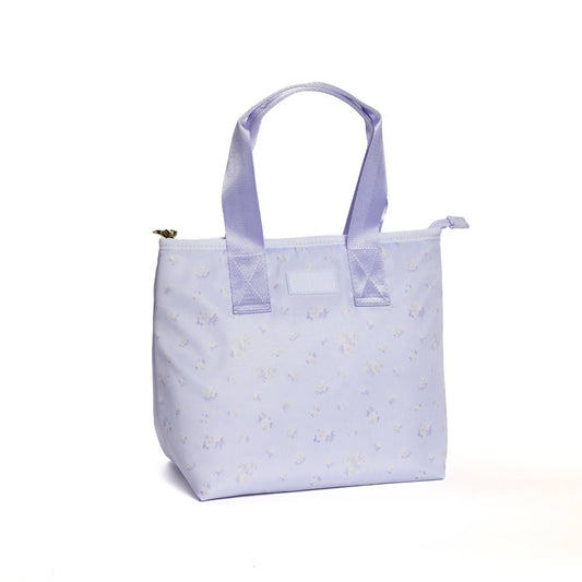 PREORDEN - LoveShackFancy x Target - Yoobi Everblooming Rosettes Ditsy Lunch Tote Bag Breezy Blue - 2 A 4 SEMANAS EN LLEGAR