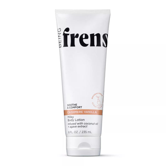 PREORDEN -Being Frenshe Milky Hydrating Lotion for Dry Skin with Coconut Oil Fresh Cashmere Vanilla - 8 fl oz - 2 A 4 SEMANAS EN LLEGAR