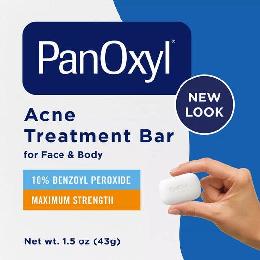 PREORDEN -PanOxyl 10% Benzyol Peroxide Acne Cleansing Bar - 1.5oz - 2 A 4 SEMANAS EN LLEGAR