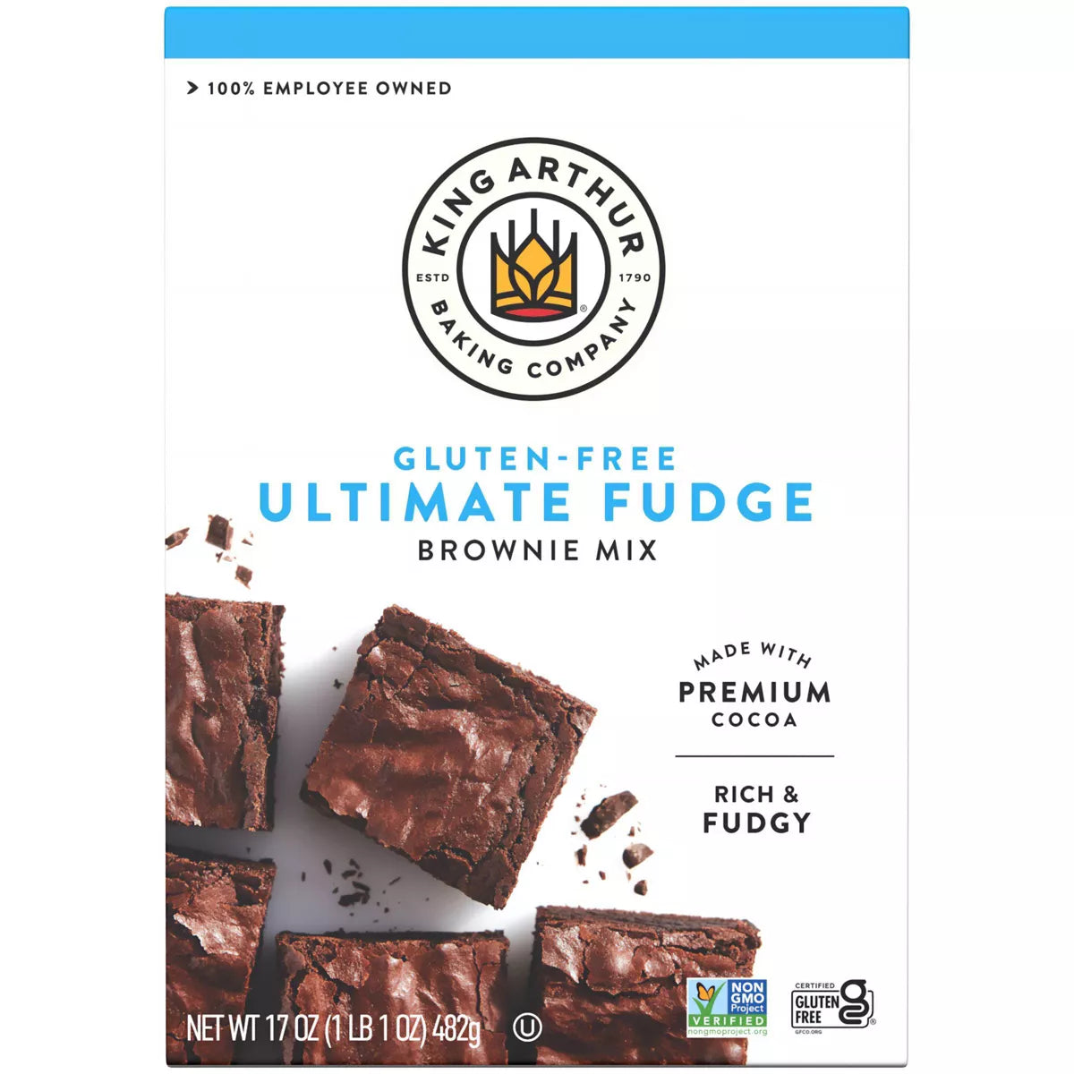 King Arthur Gluten Free Fudge Brownie Mix - 17oz