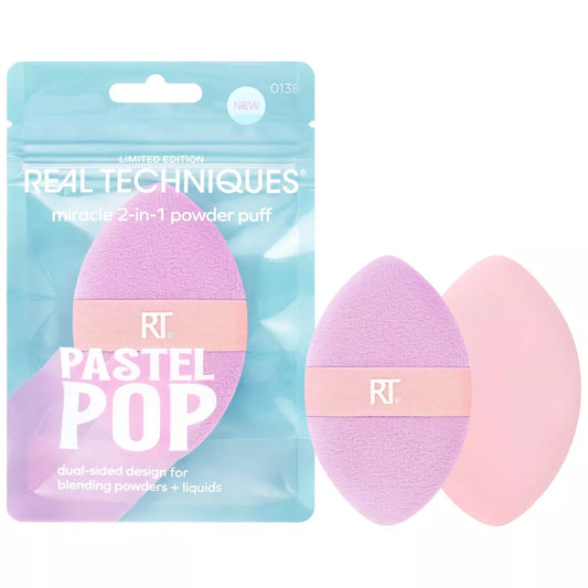PREORDEN -Real Techniques Powder Puff - Pastel Pop - 2 A 4 SEMANAS EN LLEGAR