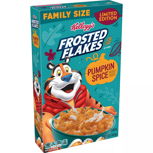 PREORDEN -Kellogg's Frosted Flakes Pumpkin Spice - 17.1oz | REVISA TIEMPOS DE ENTREGA