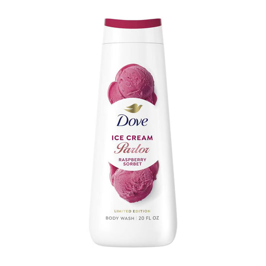 PREORDEN -Dove Beauty Ice Cream Parlor Body Wash - Raspberry Sorbet - 20oz- 2 A 4 SEMANAS EN LLEGAR
