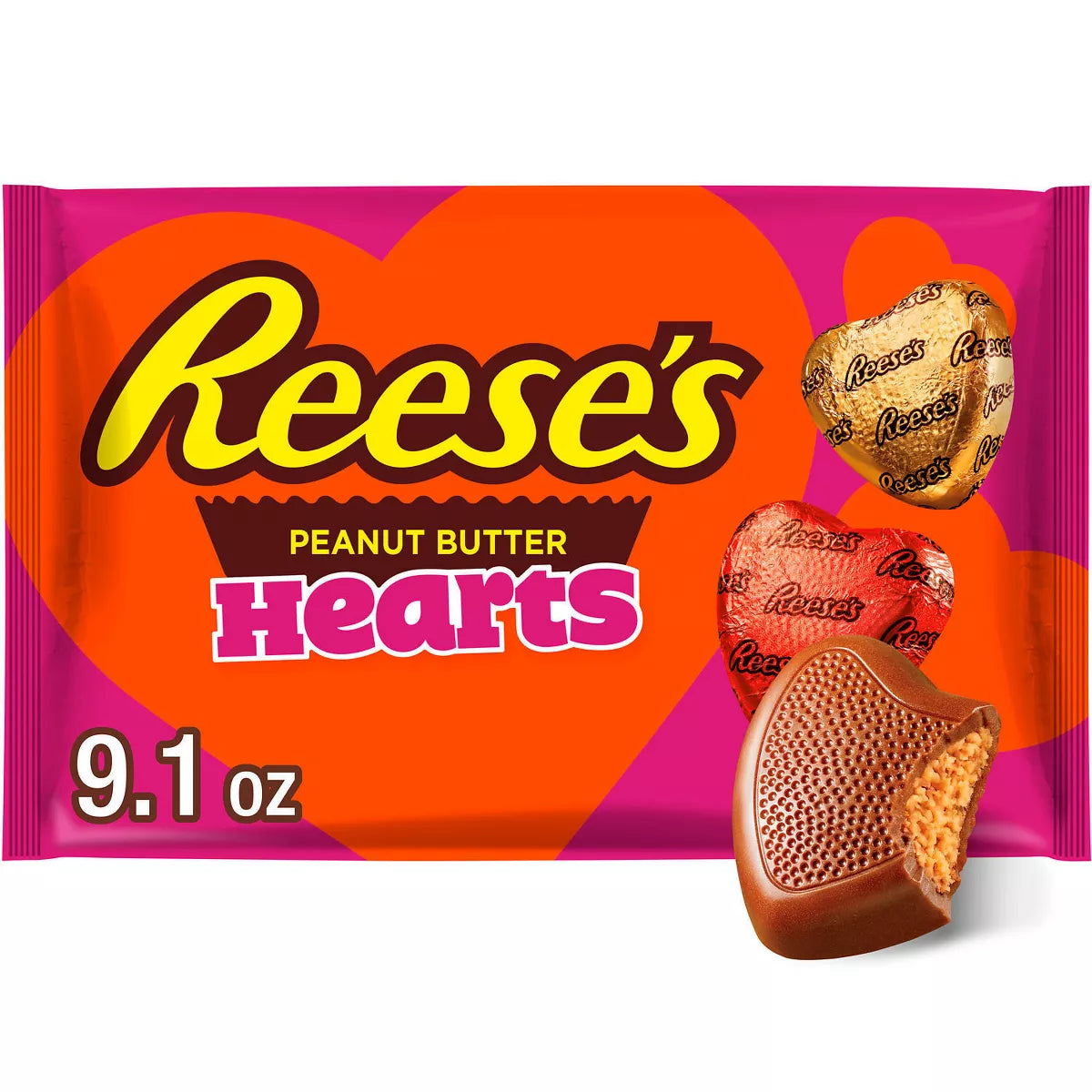 PREORDEN -Reese's Valentine's Day Peanut Butter Hearts Candy - 9.1oz - 2 A 4 SEMANAS EN LLEGAR