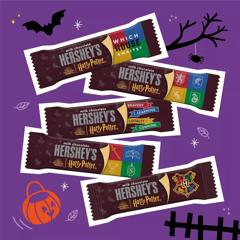 PREORDEN -Hershey's Milk Chocolate Harry Potter Halloween Candy Snack Size - 9.45oz | REVISA TIEMPOS DE ENTREGA