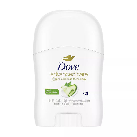 PREORDEN -MINI Dove Beauty Advanced Care 72-Hour Cool Essentials Antiperspirant & Mini Deodorant Stick - Travel Size - 0.5oz - 2 A 4 SEMANAS EN LLEGAR