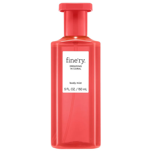PREORDEN -fine'ry. Body Mist - Dreaming in Coral - 5oz- 2 A 4 SEMANAS EN LLEGAR