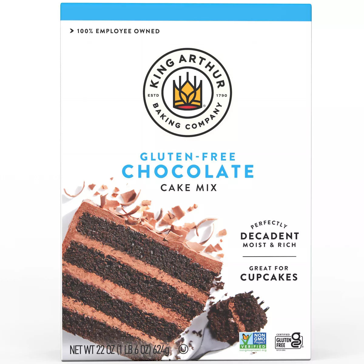 King Arthur Gluten Free Chocolate Cake Mix - 22oz