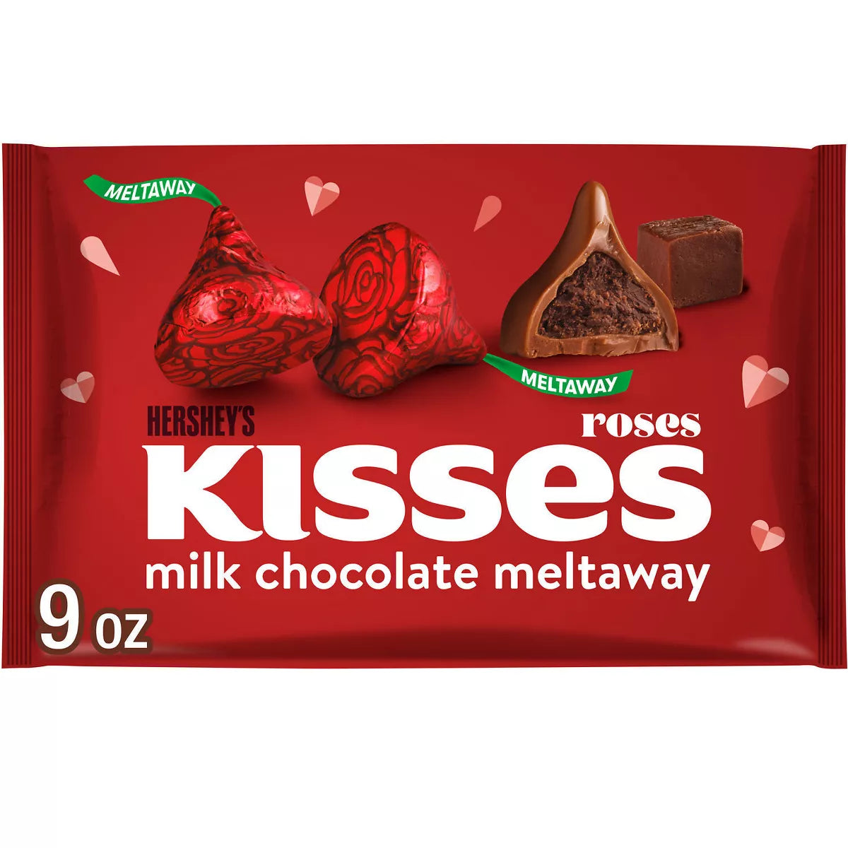 PREORDEN -Hershey's Kisses Valentine's Day Milk Chocolate Meltaway Candy - 9oz - 2 A 4 SEMANAS EN LLEGAR