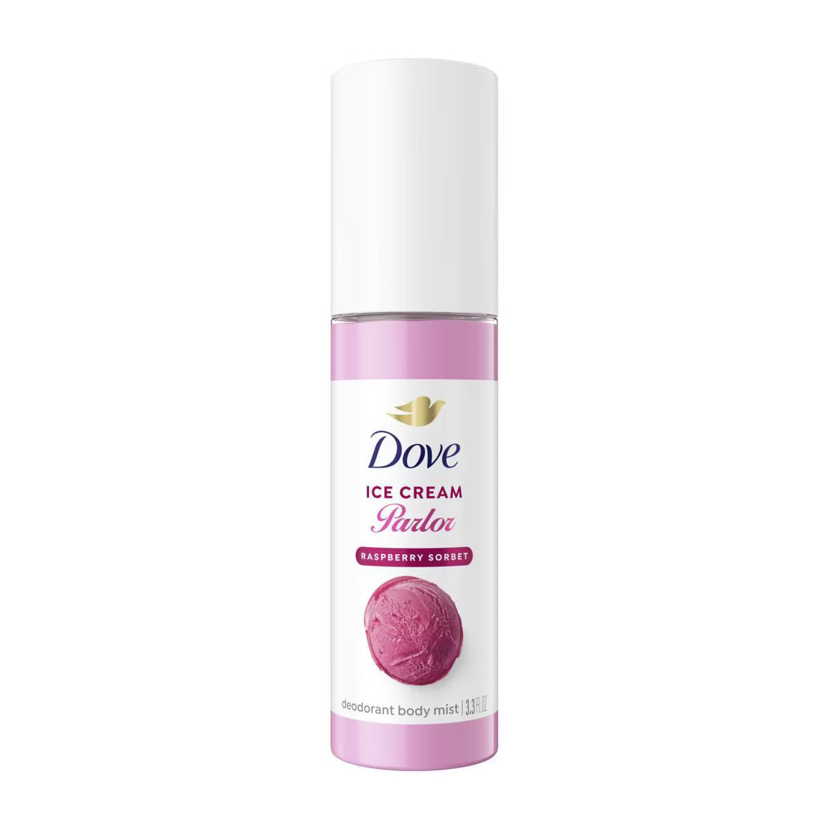 PREORDEN -Dove Beauty Ice Cream Parlor Body Mist - Raspberry Sorbet - 3.3oz- 2 A 4 SEMANAS EN LLEGAR