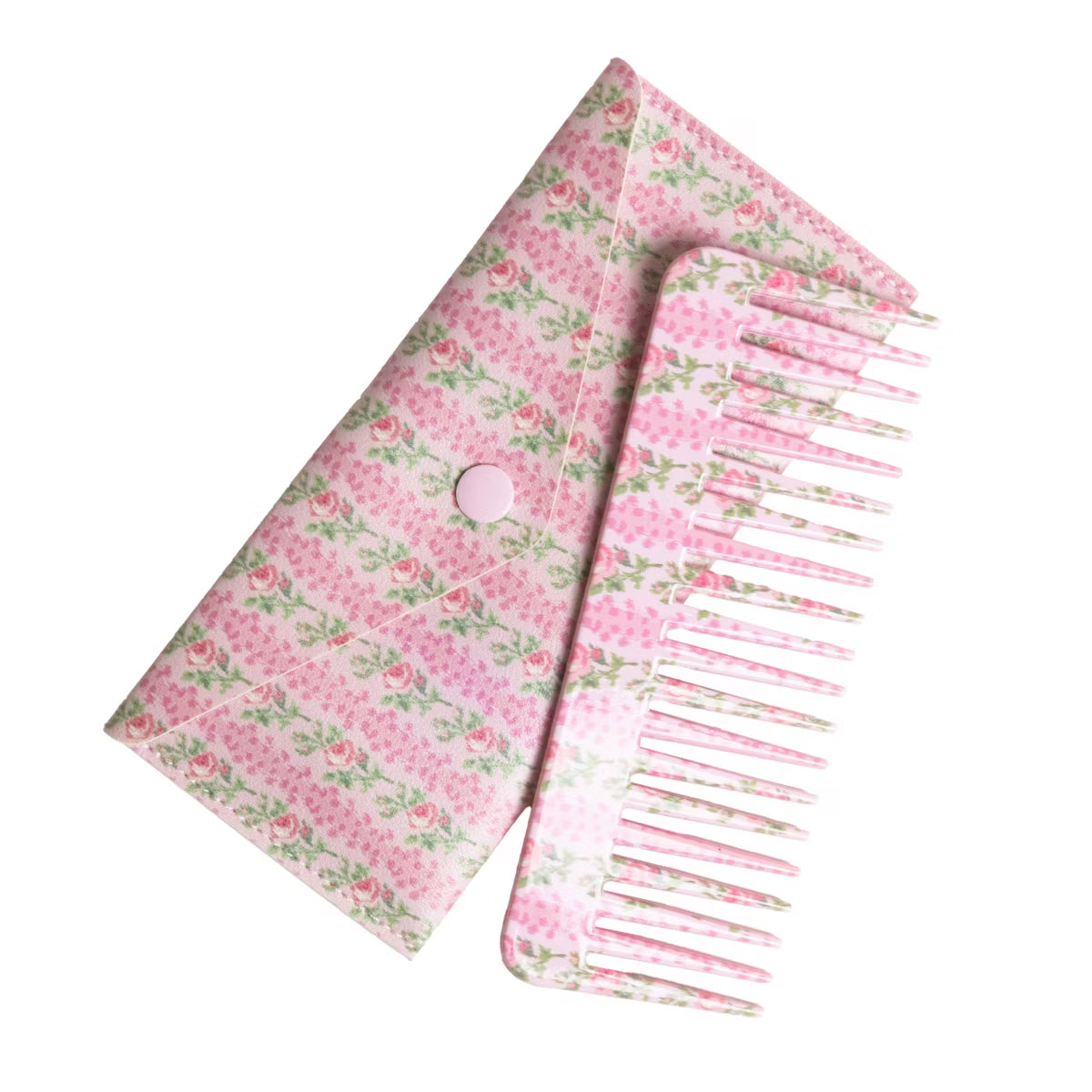 PREORDEN - LoveShackFancy x Target – WetBrush Blooming Heirloom Comb with Case Strawberry Macaroon - 2 A 4 SEMANAS EN LLEGAR